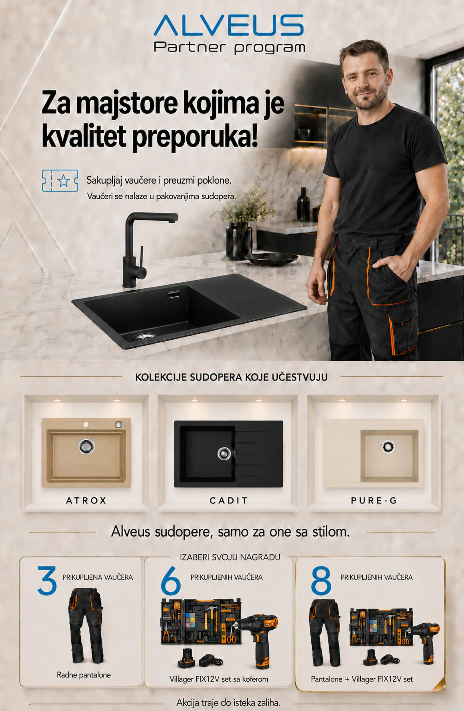 2026 - Akcija za majstore - Alveus Partner Program — naslovna strana